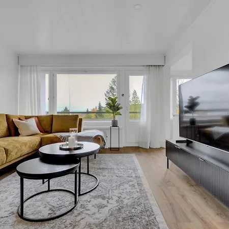 Апартаменты New! Koda Aava - Parking, River View, Luxe Рованиеми